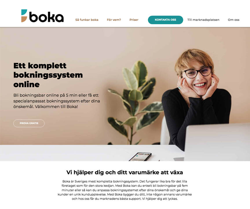 Sveriges bästa plattform för hemsidor Yodo CMS nu i samarbete med Boka.se